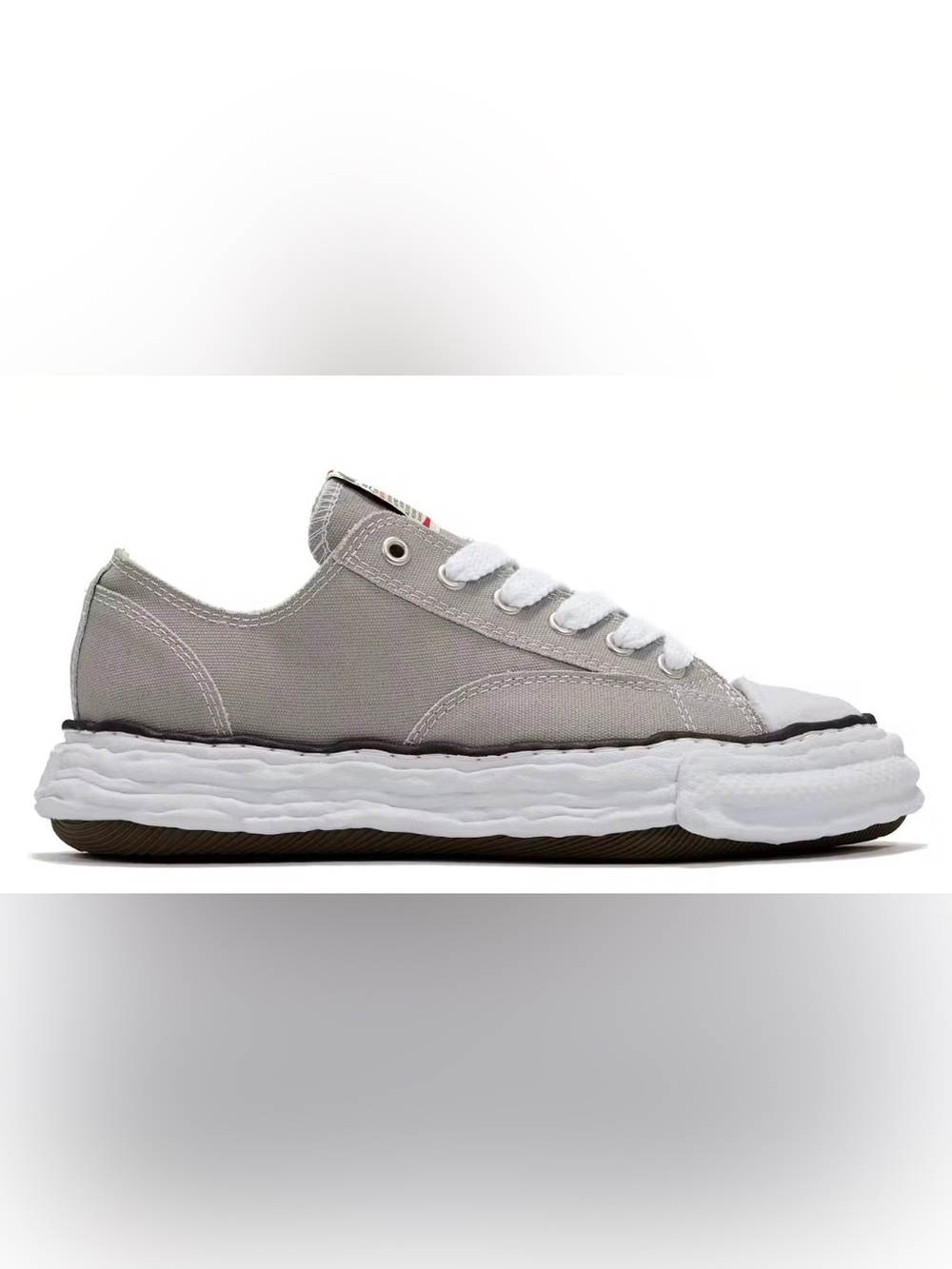 NEW OG ALL Maison Mihara Yasuhiro Peterson OG Sole Canvas Low Grey